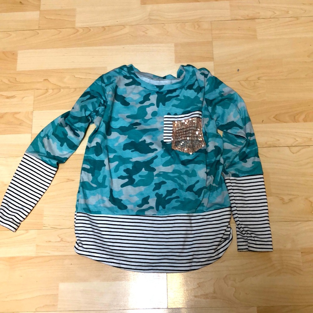 Girls camp long sleeve shirt